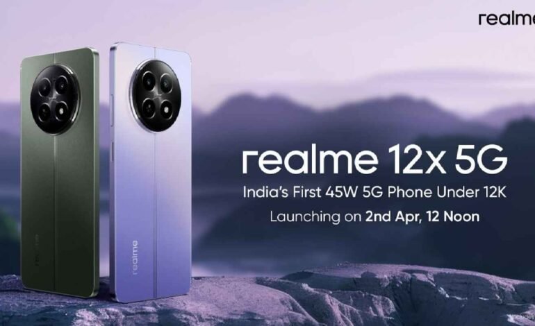 Realme 12x Smartphone Set to Launch in India: Specs, Price, and Release Date