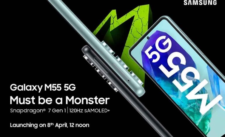 SamSung Galaxy M15 5G and M55 5G Phones Launching on April 8