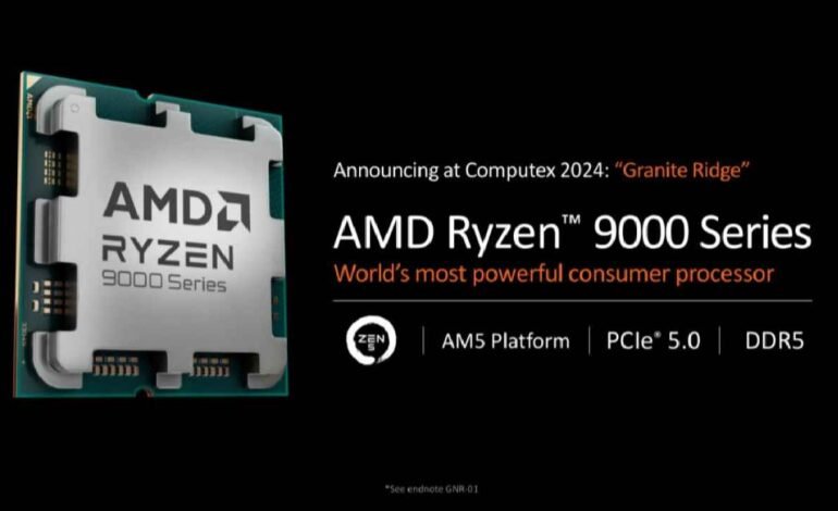 AMD Unveils Next-Gen Ryzen 9000 Series CPUs at Computex 2024, Boasting Zen 5 Architecture and Enhanced AI Capabilities